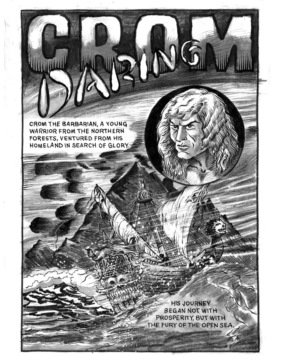 CROM Anthology #1 2025: Indie Sword & Sorcery Comics — Who is Crom